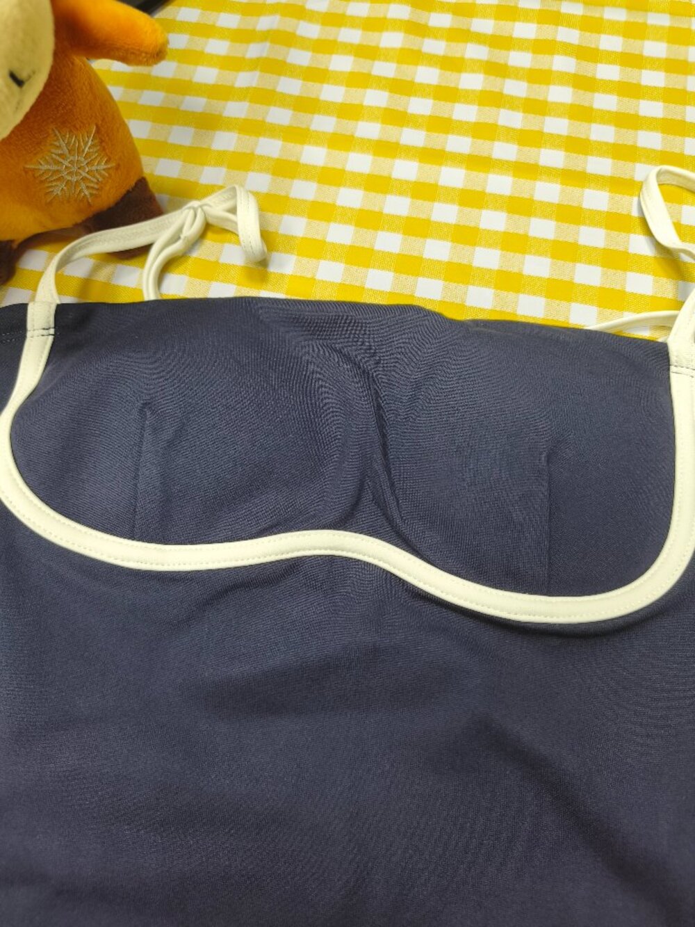 💙ALO Yoga Chic Summer Navy/Ivory Dress Lightweight, Sleek and Easy NWT💦 - Picture 5 of 8